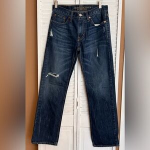 AE American Eagle Mens blue jeans Original Straight 28/30 28 x 30